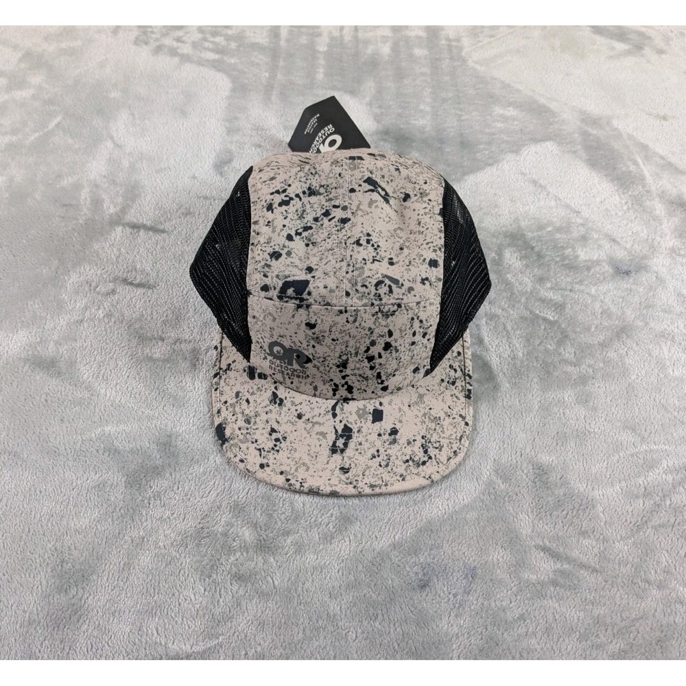 Outdoor Research Hat Unisex Loam 5 Panel Cap Oyster Creekside Print READ